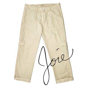 Joie Cargo Cropped Pocket Pants Yellow • 4